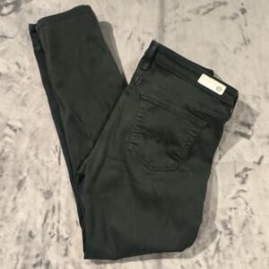 Adriano Goldschmied the Stevie Ankle Slim Straight forest green jeans 28 R USA